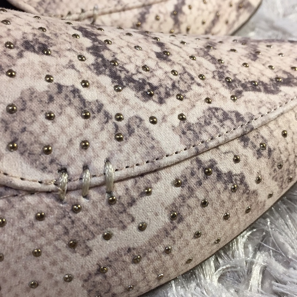 🆕NWT Time & Tru Snake Print Memory Foam Flats - Picture 8 of 11